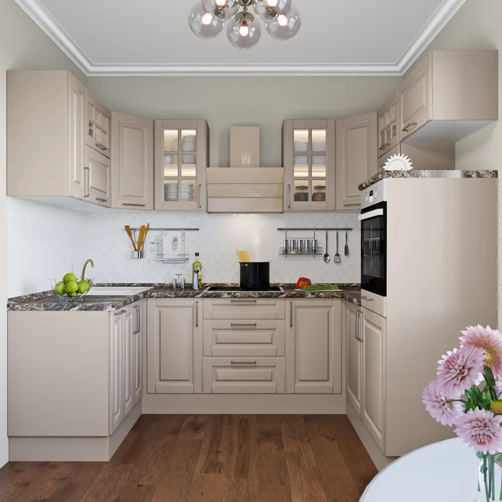 Двери для шкафа Delinia «Леда бежевая» 40x70 см, МДФ, цвет бежевый, 3 шт STLM-2007127 - Вид №3