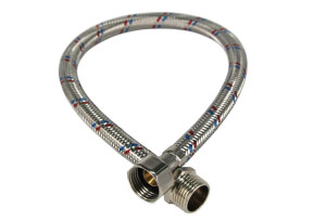 90336854 Гибкая подводка для воды 1/2" г/ш 400 см латунь STLM-0189996 ELKA