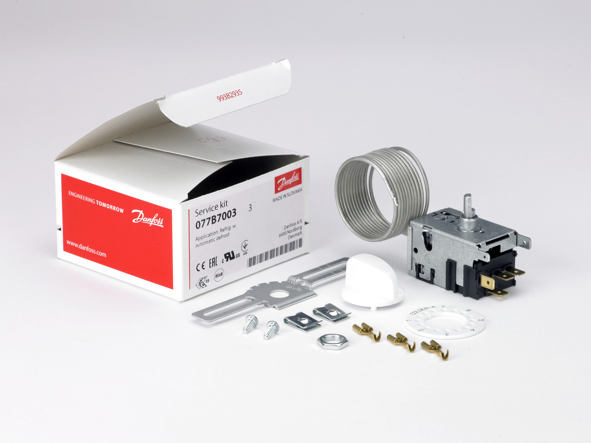 Danfoss Сервисные термостаты бытового и торгового применения 077B SERVICE THERMOSTAT NO. 8 077B7008  - Вид №15