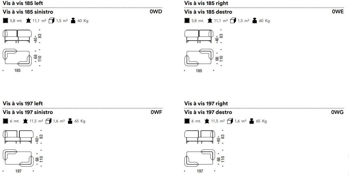 Moroso 2-местный тканевый диван sun-id-1348150 - Вид №3