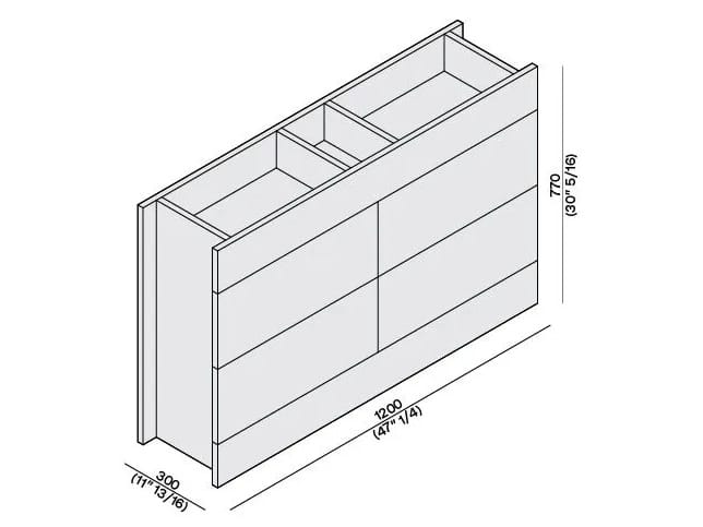 Мраморный напольный умывальник с ящиками LUCE DI CARRARA Passage ARCH-00120342 - Вид №6