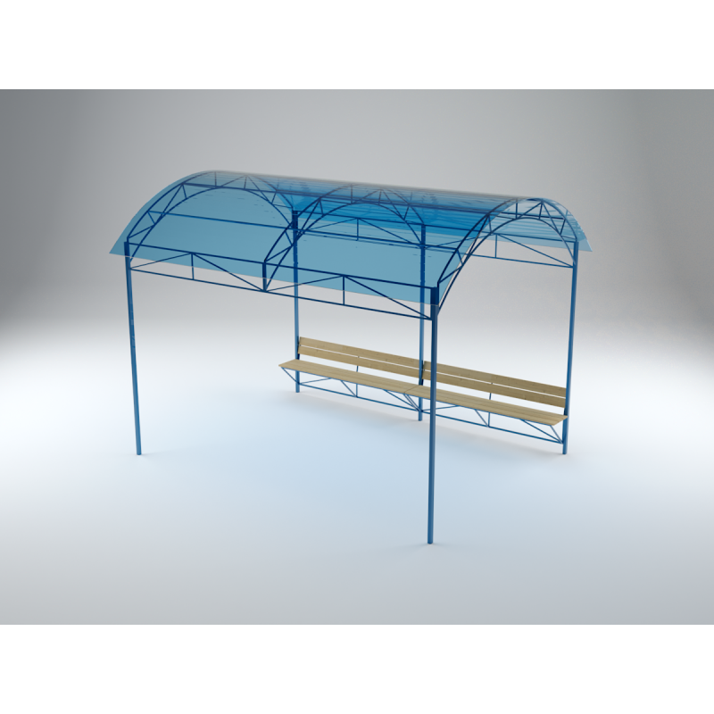 14110 СОЛО 3, навес парковый LAB.Space  - Вид №2