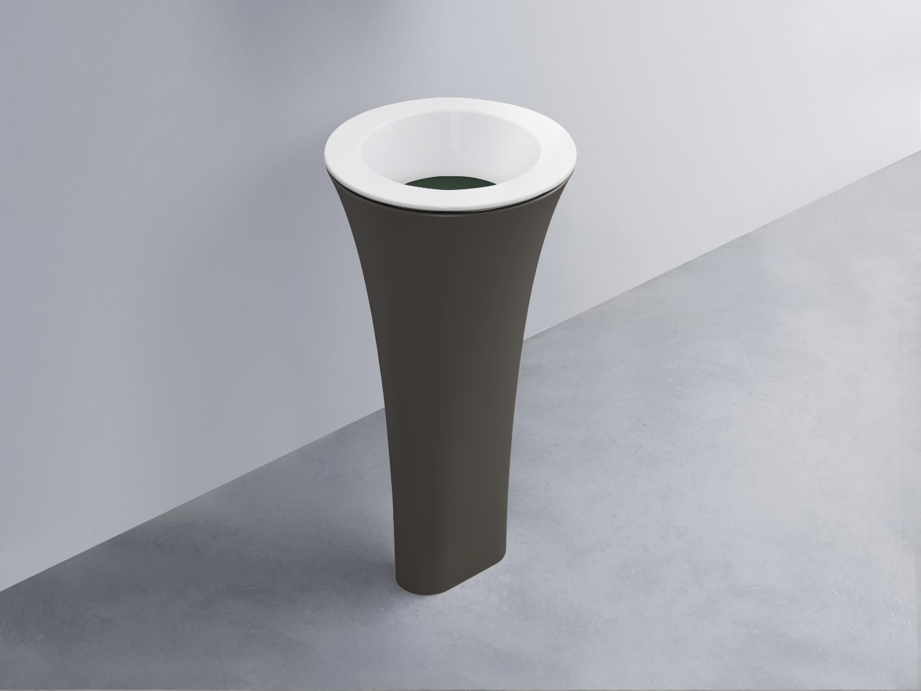 AMLA45-BL+AMPILT-MU+AMCOLT-FN Раковина Amedeo Tondo отдельностоящая cielo Enjoy + Amedeo Ceramica Cielo