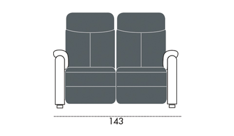Диваны Divano 2 Posti – 2Relax Spaziorelaxitalia  Brando Relax Brando Relax Divano 2 Posti – 2Relax - Вид №8