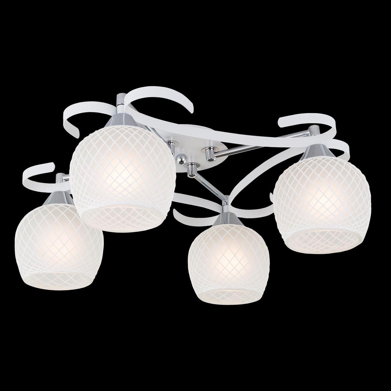 Потолочная люстра Citilux Сюзи CL171141 CITILUX СЮЗИ БЕЛЫЙ 183833 Белый  - Вид №3