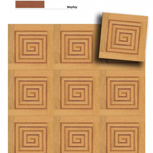 Художественный паркет Da Vinci Щитовой 26-550 Дуб (Гладкая) 500х500 мм 26010550 - Вид №1