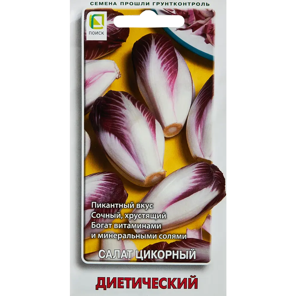 Семена салата цикорного Диетический от ПОИСК - пикантный хруст для вашего стола 89346697 STLM-1572433