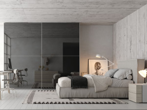 Деревянная спальня