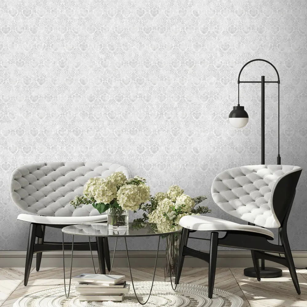 Обои флизелиновые Euro Decor Marco белые 1.06 м ED7116-00 STLM-2054960 - Вид №2