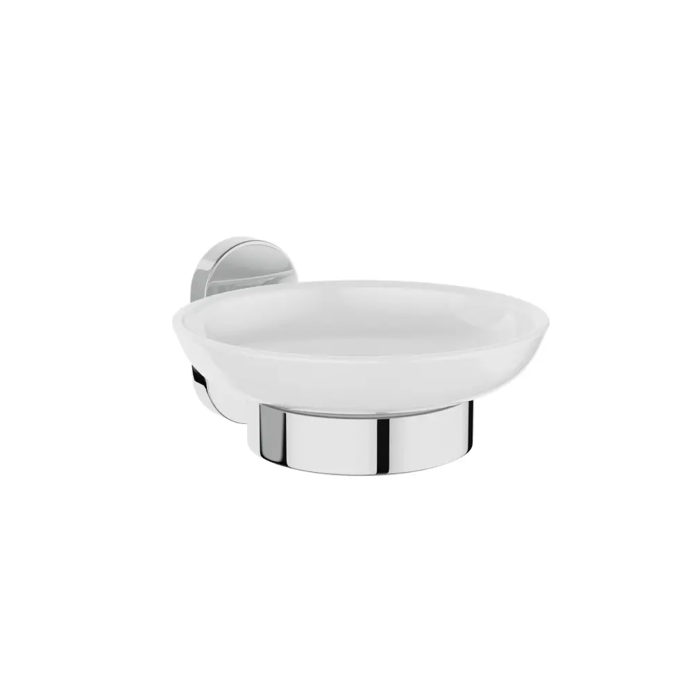 Lemer Sava — подвесная керамическая мыльница белый/хром 89384416 STLM-1579131