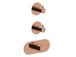 Термостатический смеситель для душа с 3 отверстиями