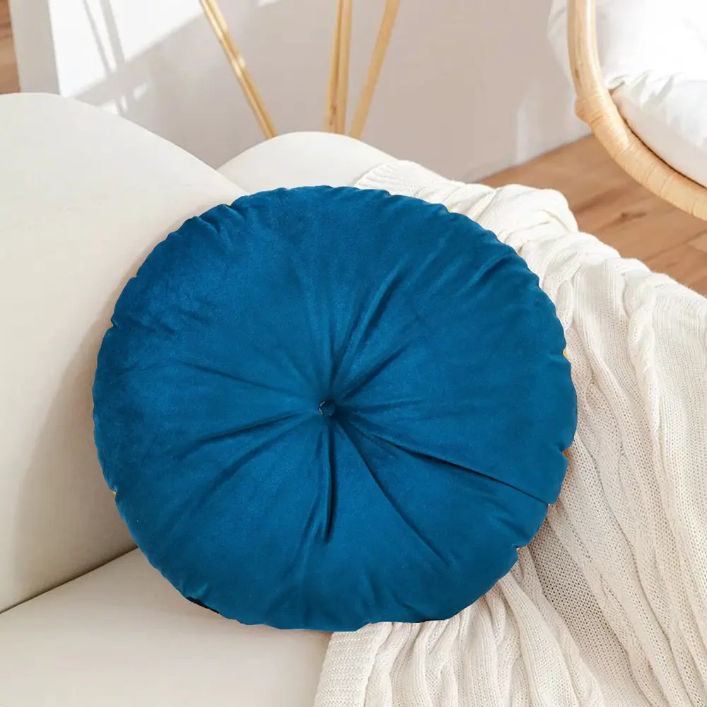 Декоративная подушка Seasons Ibiza 1 ø37 см цвет бирюзовый STLM-2040966 - Вид №4