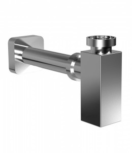 67 / QU Квадратный сифон 1,1 / 4 дюйма с трубкой 300 мм. Bongio