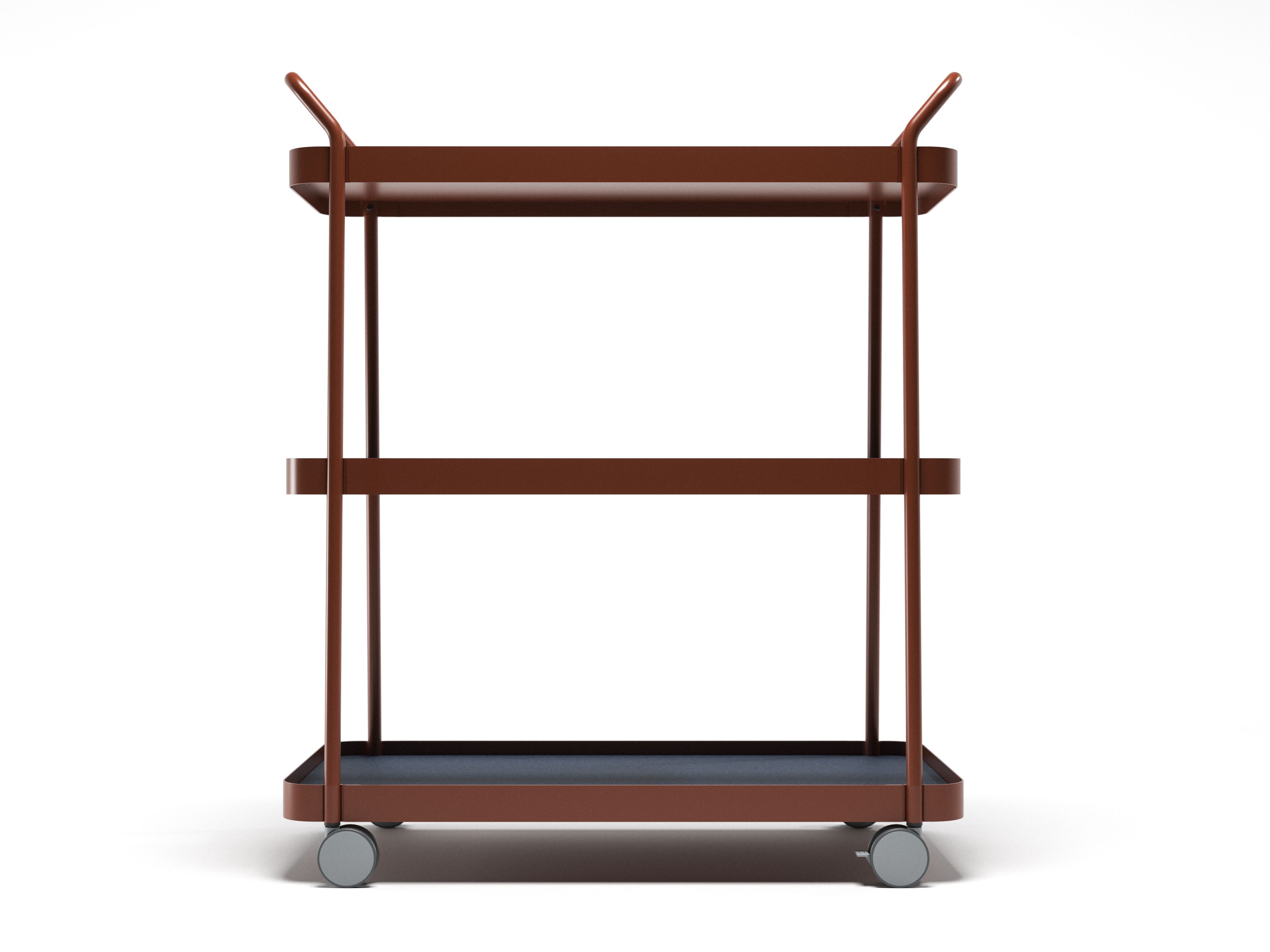 Стальная тележка с порошковым покрытием с полками Haworth Collaborate ARCH-00089898