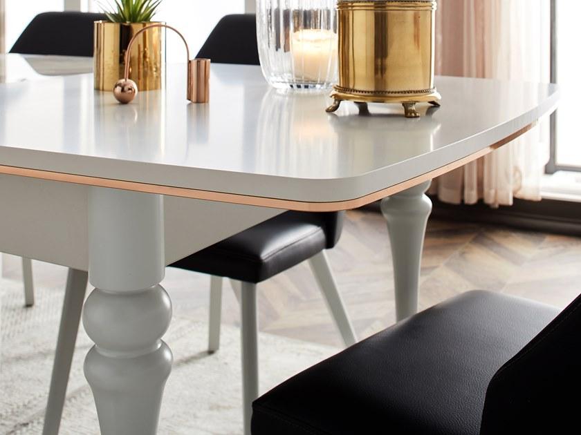 Enza Home Прямоугольный раздвижной деревянный стол Piedra sun-id-1508272 - Вид №5