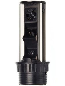 Блок электрических розеток Solo 12001 Silver NAVAKO