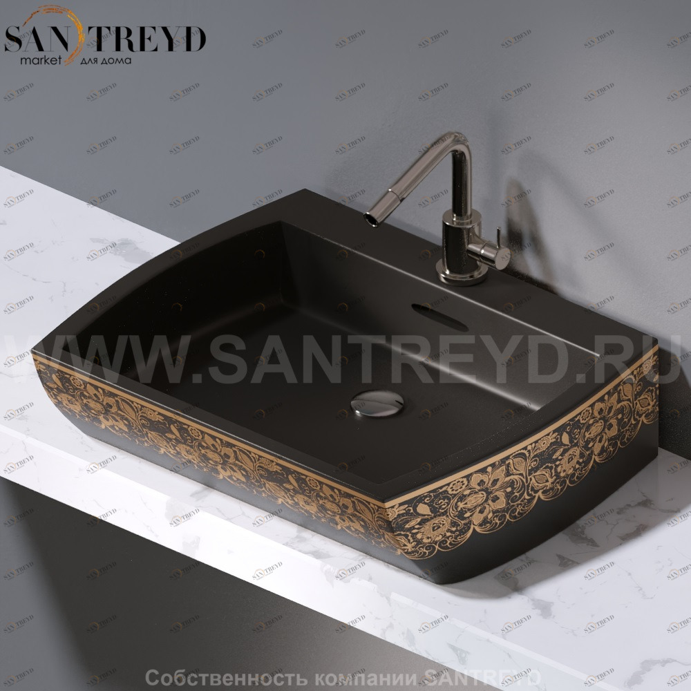 L282.462G Накладная раковина на столешницу  овальная A. e T. Italia SQUARE AeT ITALIA