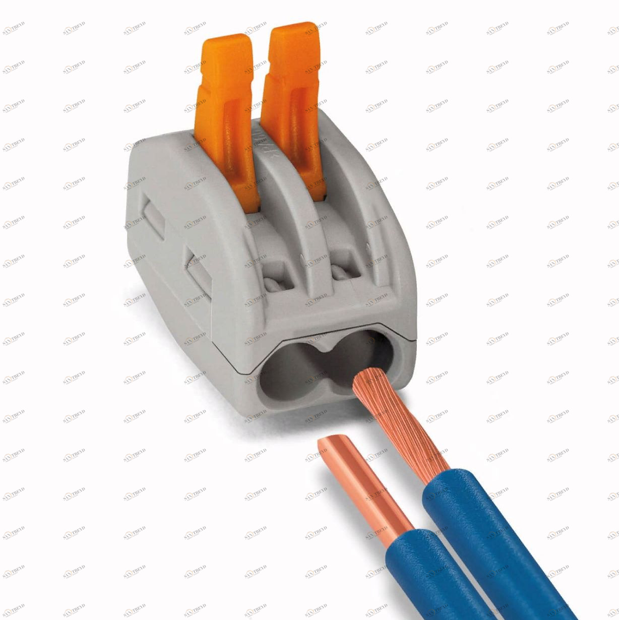 Клеммник Ваго / WAGO многоразовый 2-х контактный 222-412 6462