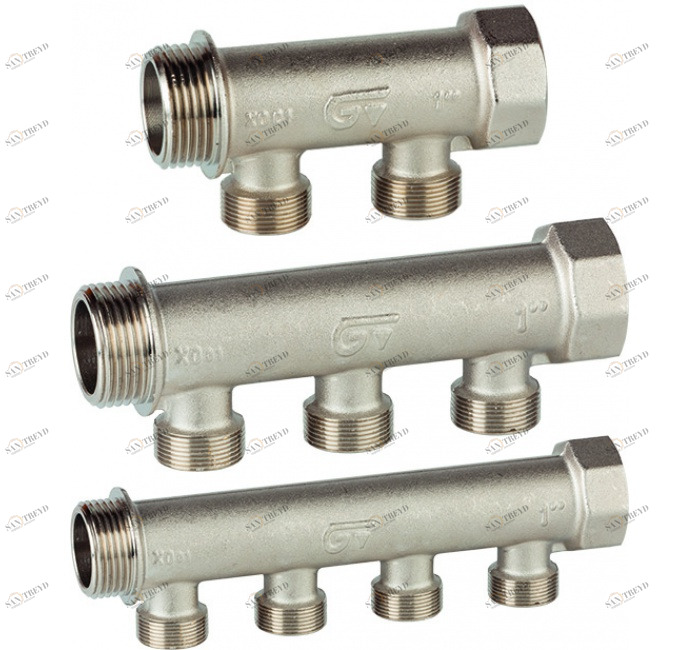 GENEBRE 70024 05 02 Модульный одноканальный 2-х, 3-х и 4-х ходовой коллектор 