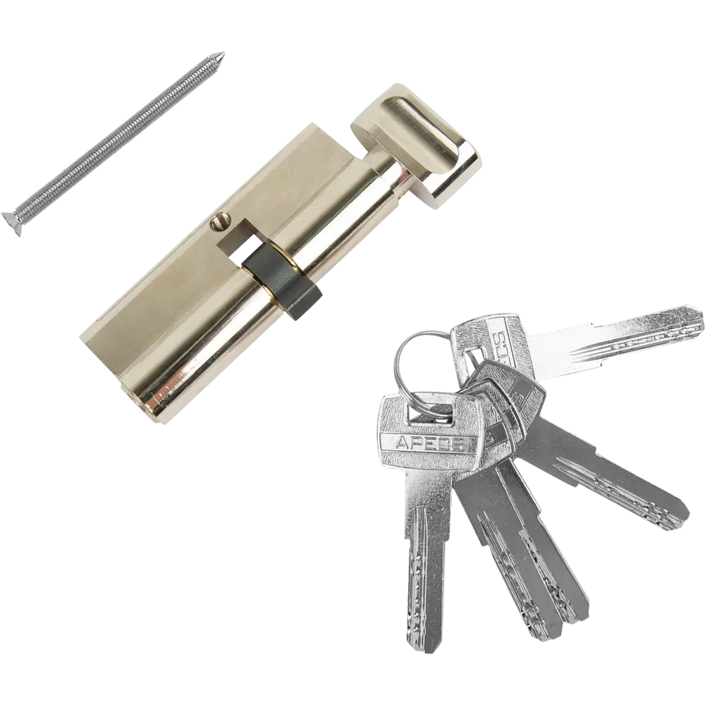 Цилиндр замковый APECS Pro с защитой от выбивания, 45x35 мм 85302876 PRO LM STLM-0061042 - Вид №1