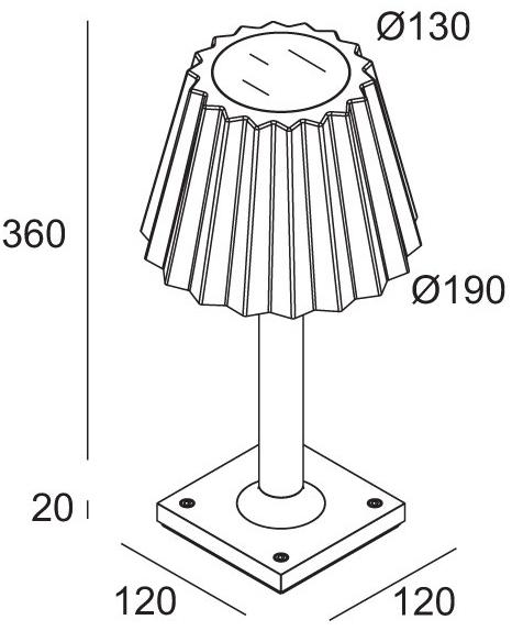 Delta Light Светодиодный алюминиевый столбик Butler sun-id-1451763 - Вид №9