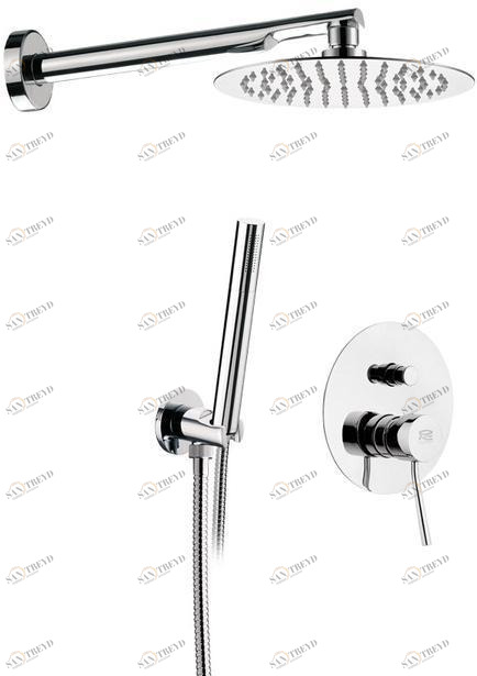 Remer Rubinetterie Смеситель для душа из хромированной латуни Minimal N 09 s02 ufm 20