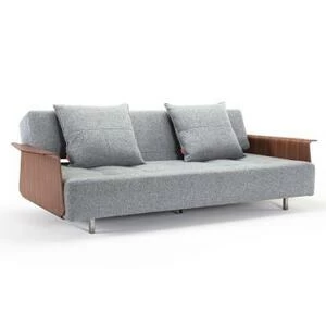 Диван Long Horn Excess с подушками Istyle Deluxe, стальными ножками, колесиками и подлокотниками, гр