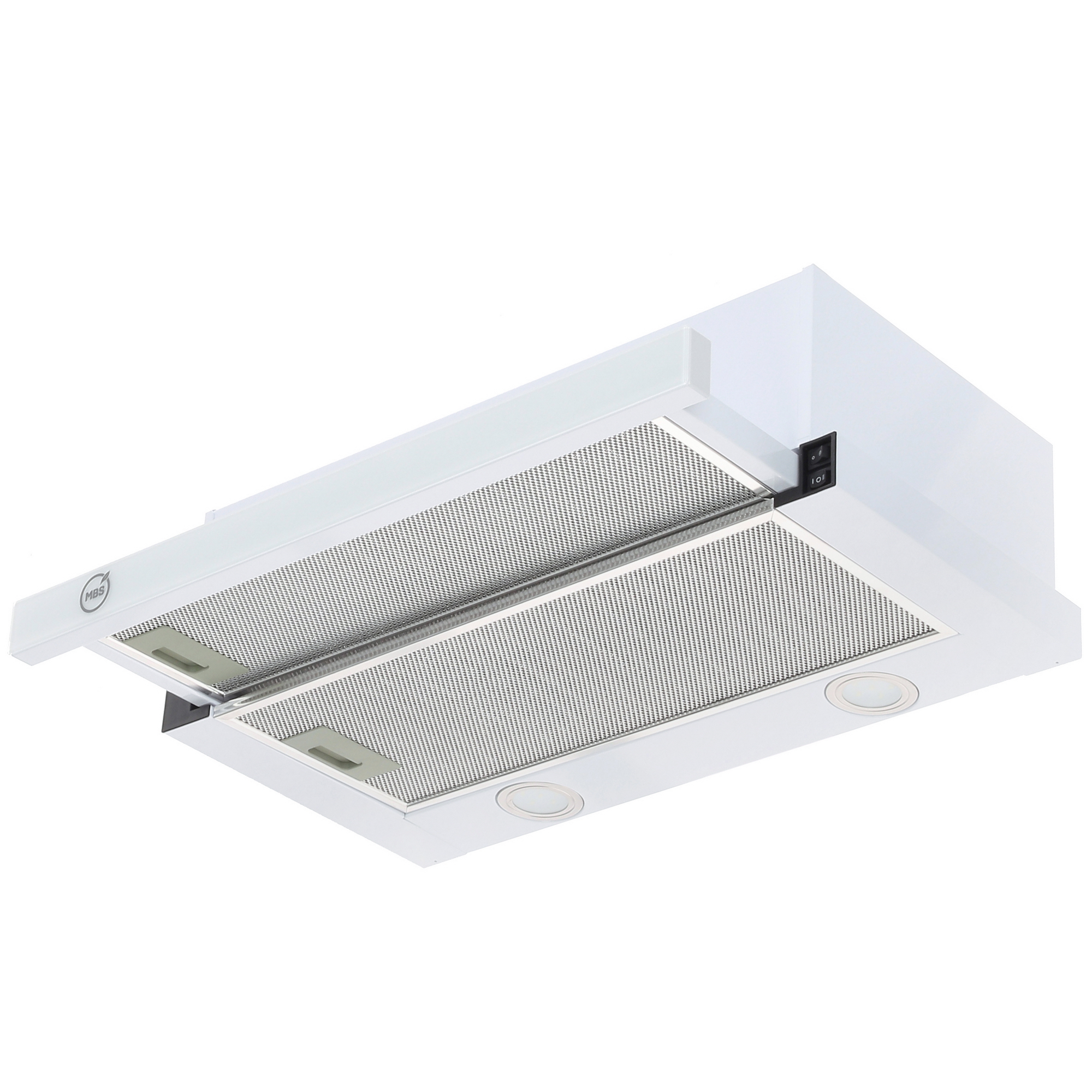 9921724 Вытяжка телескопическая MBS ARALIA 160 GLASS белый/белый STDN-0079215 - Вид №2