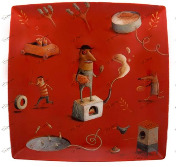 Vista Alegre Квадратная фарфоровая тарелка 2i 21118558 