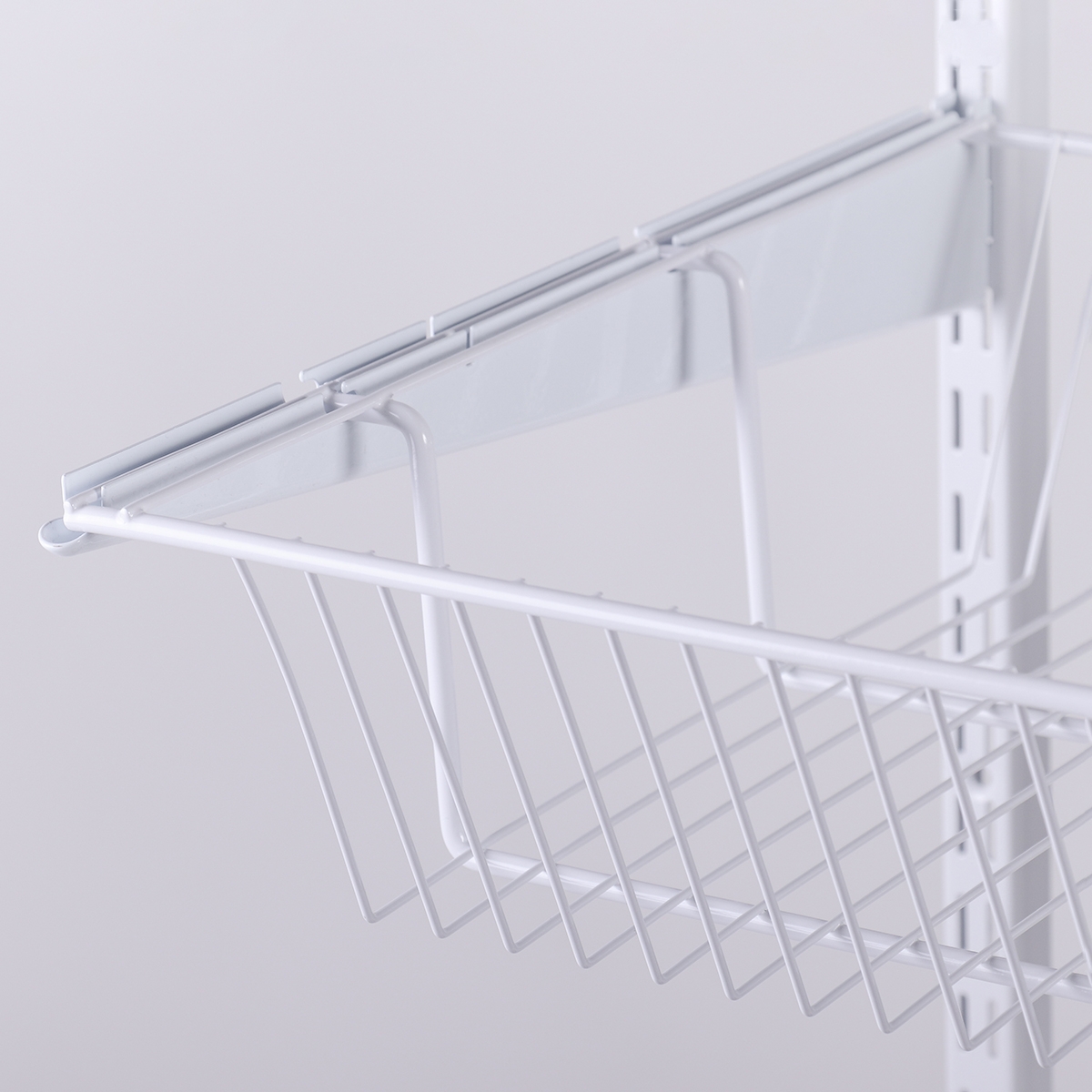 Полка-корзина , 603x406x118 мм, белый LJPS0504 Public Steel Россия  - Вид №2