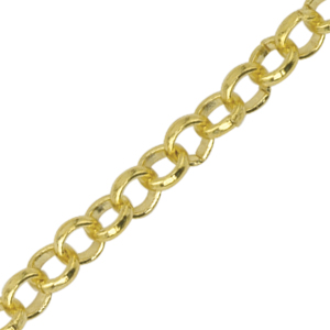 340A-070 Цепочка металлическая RL диаметр 3,8 мм, упаковка 1 м, цвет золото Beadalon 