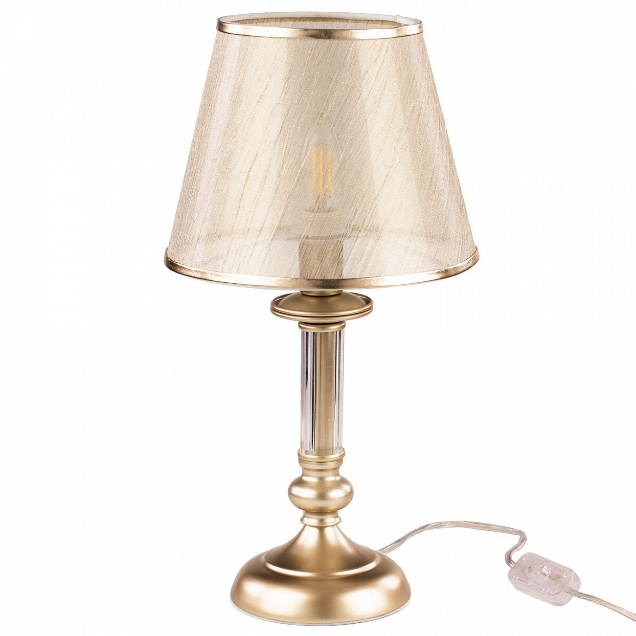 Лампа настольная золотая Ksenia FR2539TL-01G FREYA CLASSIC 00-3957293 Золото - Вид №3
