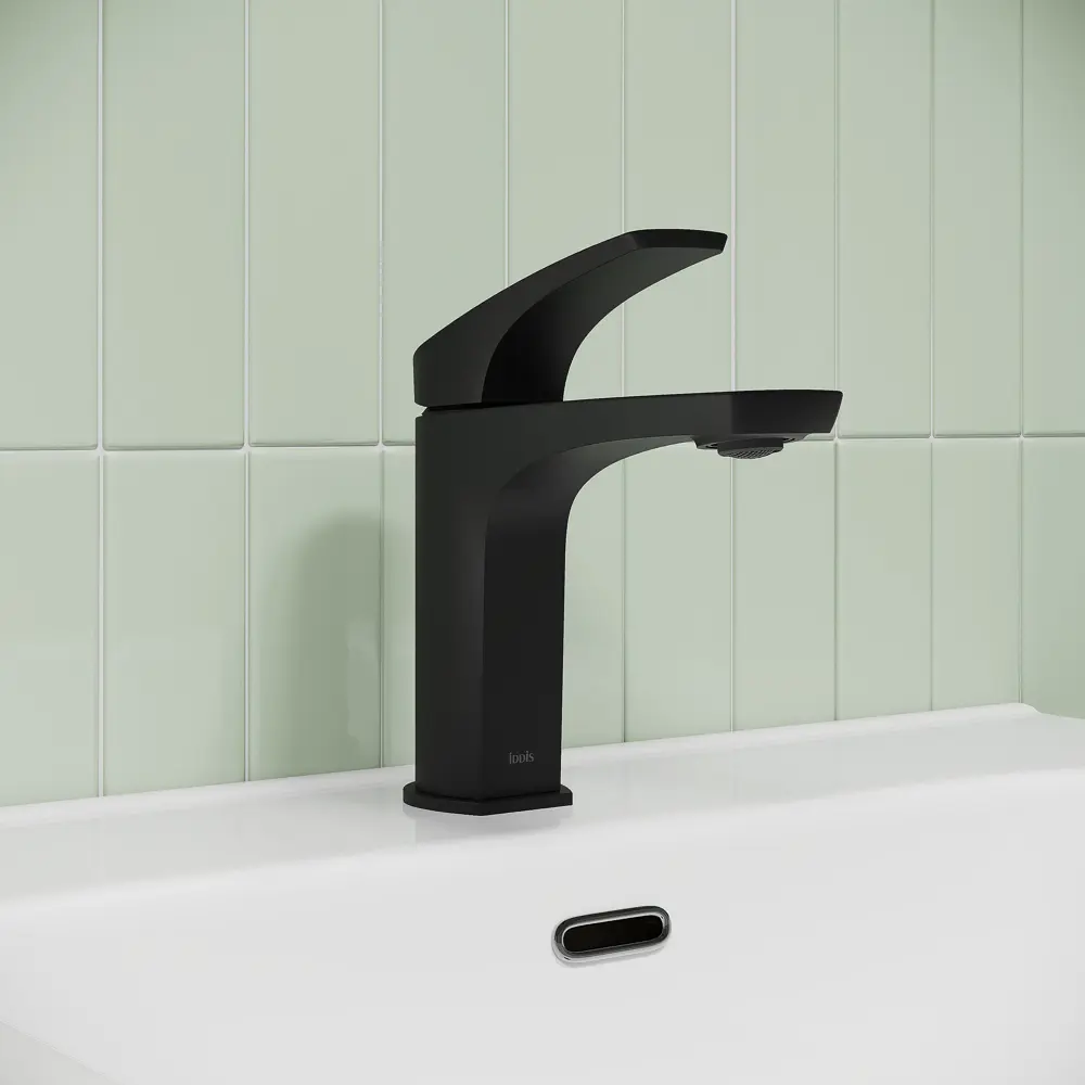 89392199 Смеситель для раковины Iddis Lahta LAHBL00i01 однорычажный цвет черный матовый STLM-1565363 - Вид №2