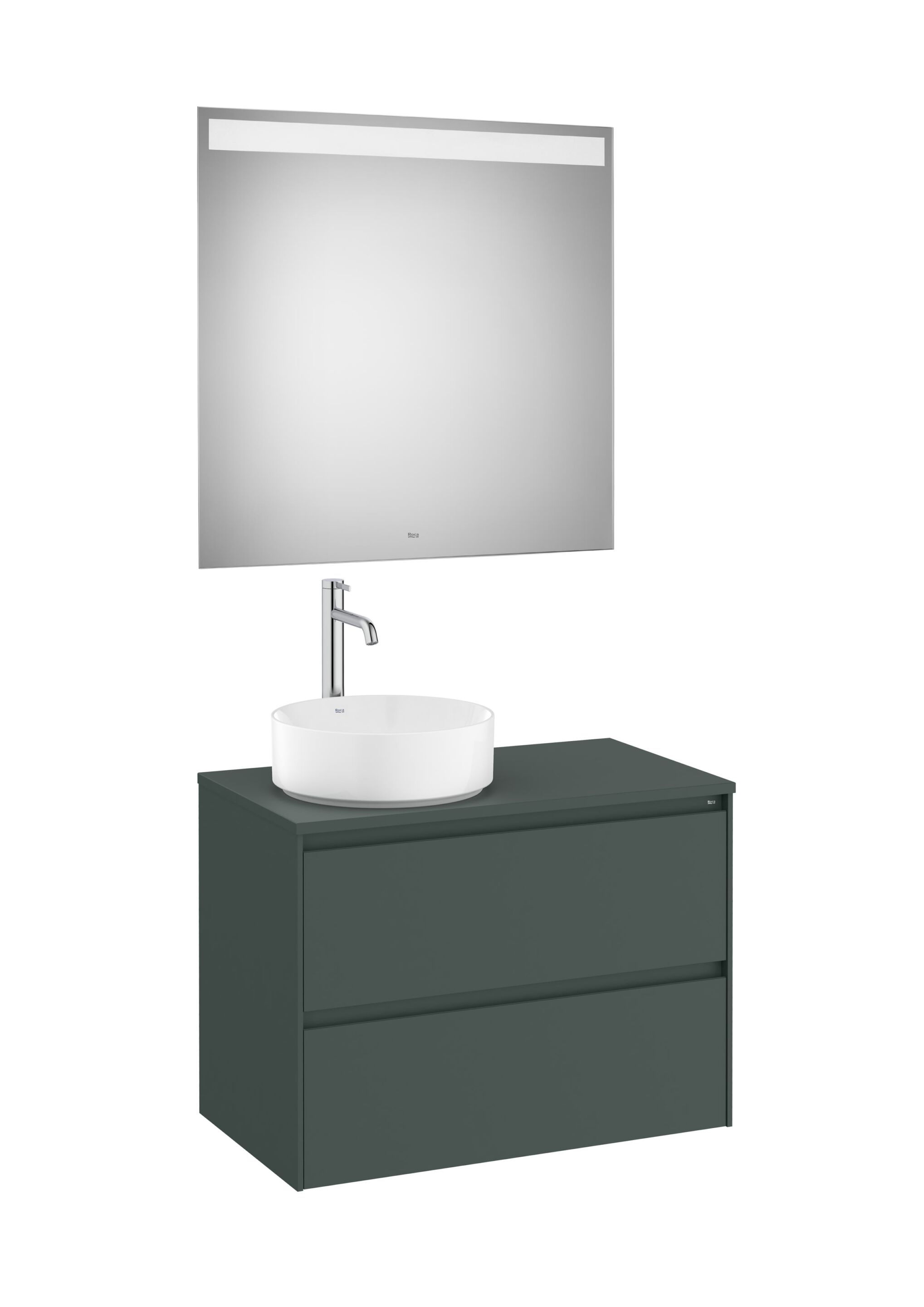 Деревянный одиночный умывальник с зеркалом Roca Ona ARCH-00036665 - Вид №19