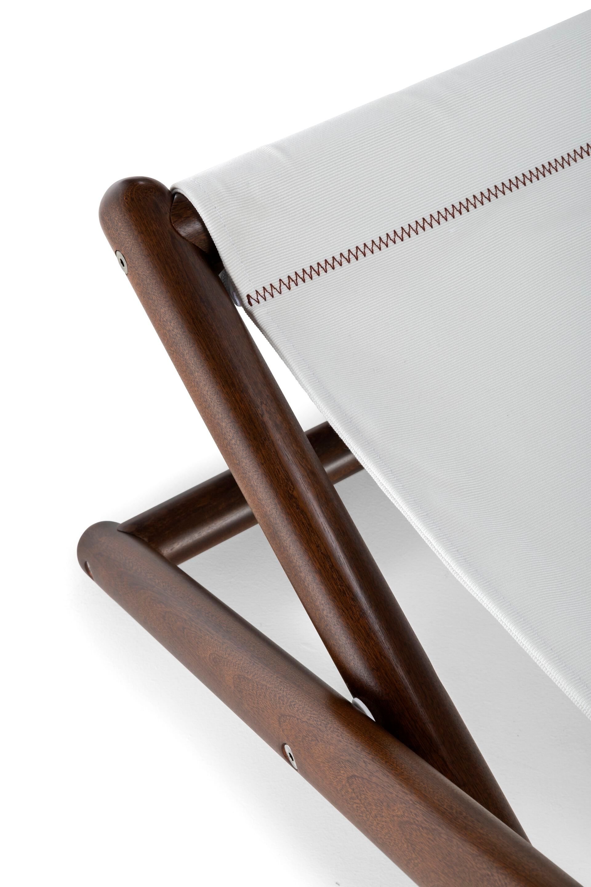 Шезлонг из красного дерева и ткани Exteta Razzi ARCH-00083836 - Вид №4