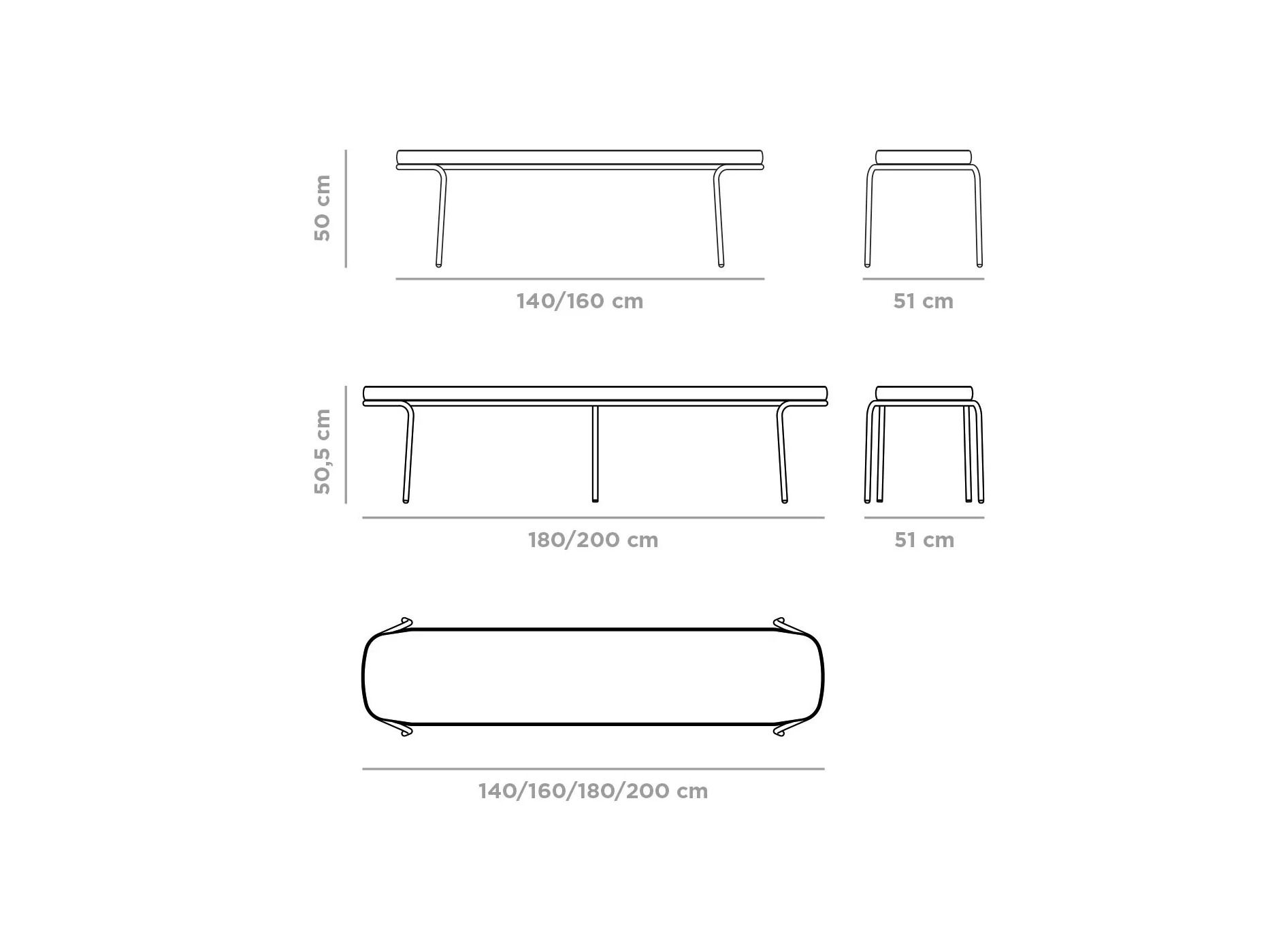 Садовая скамейка из нержавеющей стали MUSOLA Abril ARCH-00080152 - Вид №2