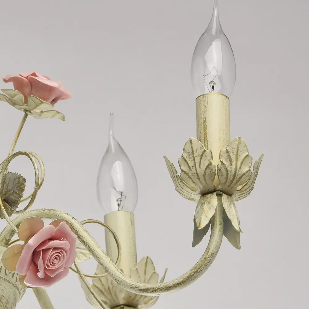 Люстра Букет 5xE14x60 Вт, металл, цвет белый MW-Light STLM-2163340 - Вид №5