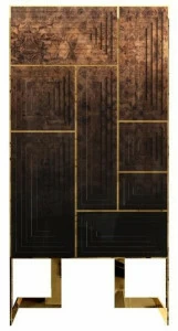 Malabar Комод из фанерованной древесины с распашными дверцами Venezia