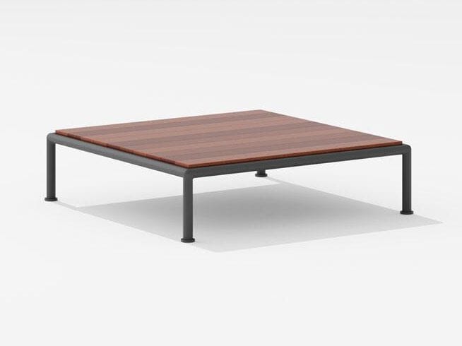 Низкий квадратный садовый столик из лавового камня FAST Roè ARCH-00059052