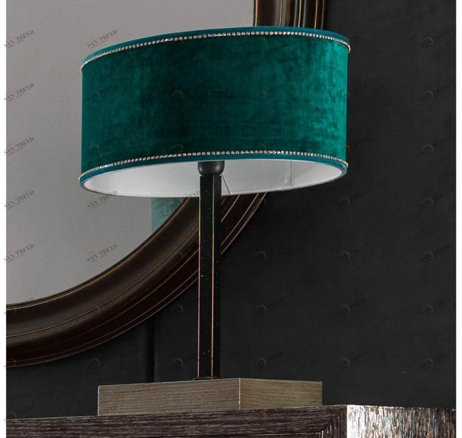 CorteZari Настольная лампа из ткани Zoe gold 1482-r