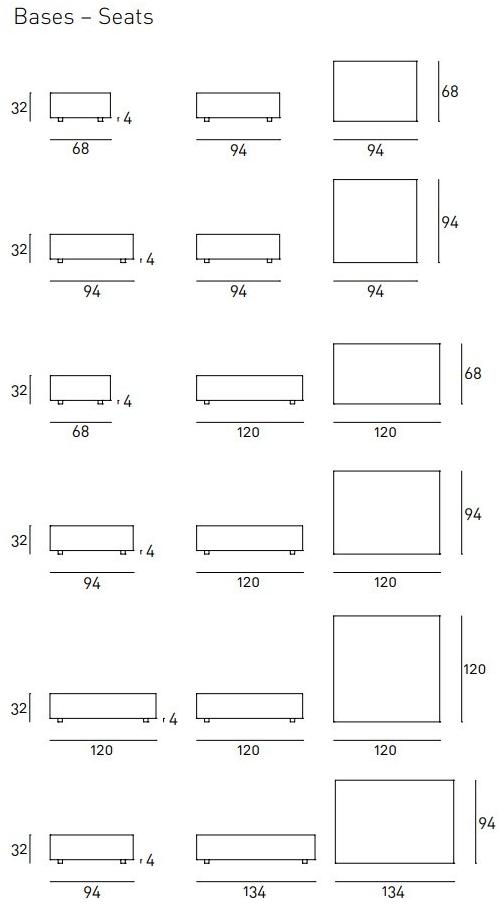 Living Divani Модульный садовый диван Extra wall sun-id-1427721 - Вид №3