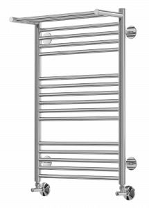 4660059582368 СТАНДАРТ Аврора с полкой П16 500х780 (5+6+5) Полотенцесушитель TERMINUS Нержавеющая сталь