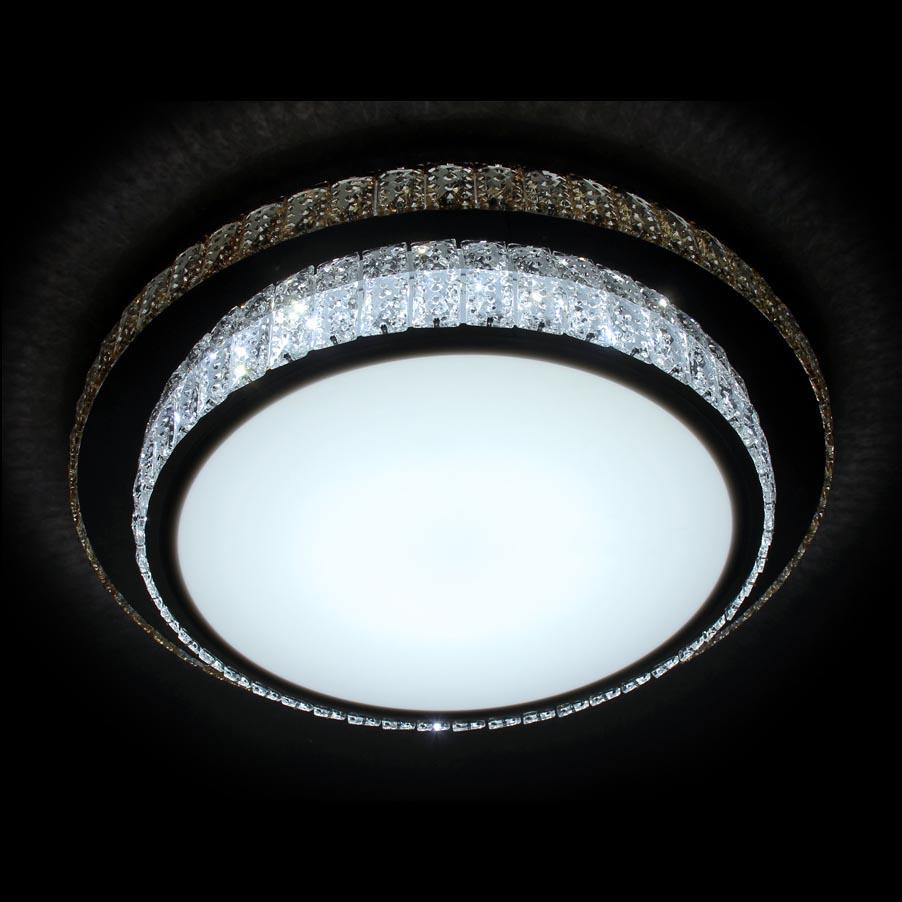 Потолочный светодиодный светильник Ambrella light Orbital Crystal F95 CH/CL 72W D600 AMBRELLA LIGHT ORBITAL CRYSTAL 223526 Белый  - Вид №2