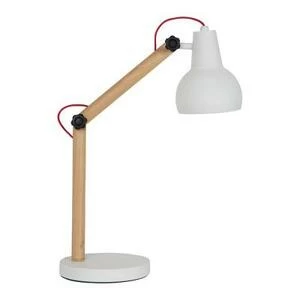 Лампа настольная Study, белая