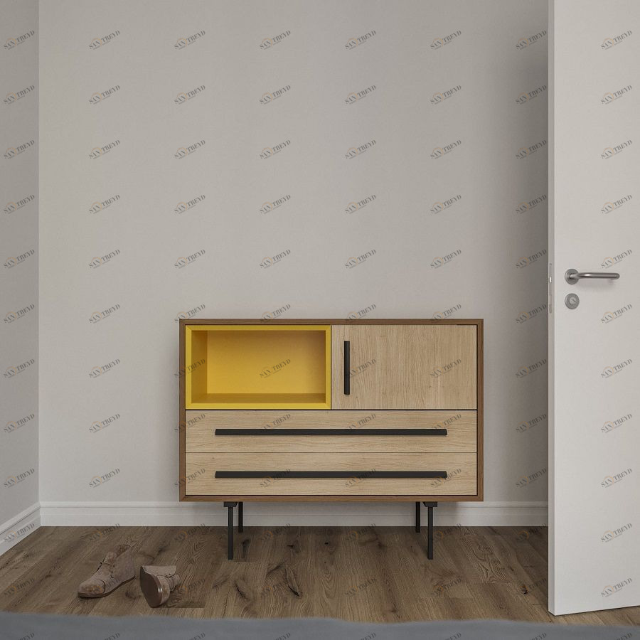 Модуль E, желтый, тонировка BraginDesign BR0221ТЖ