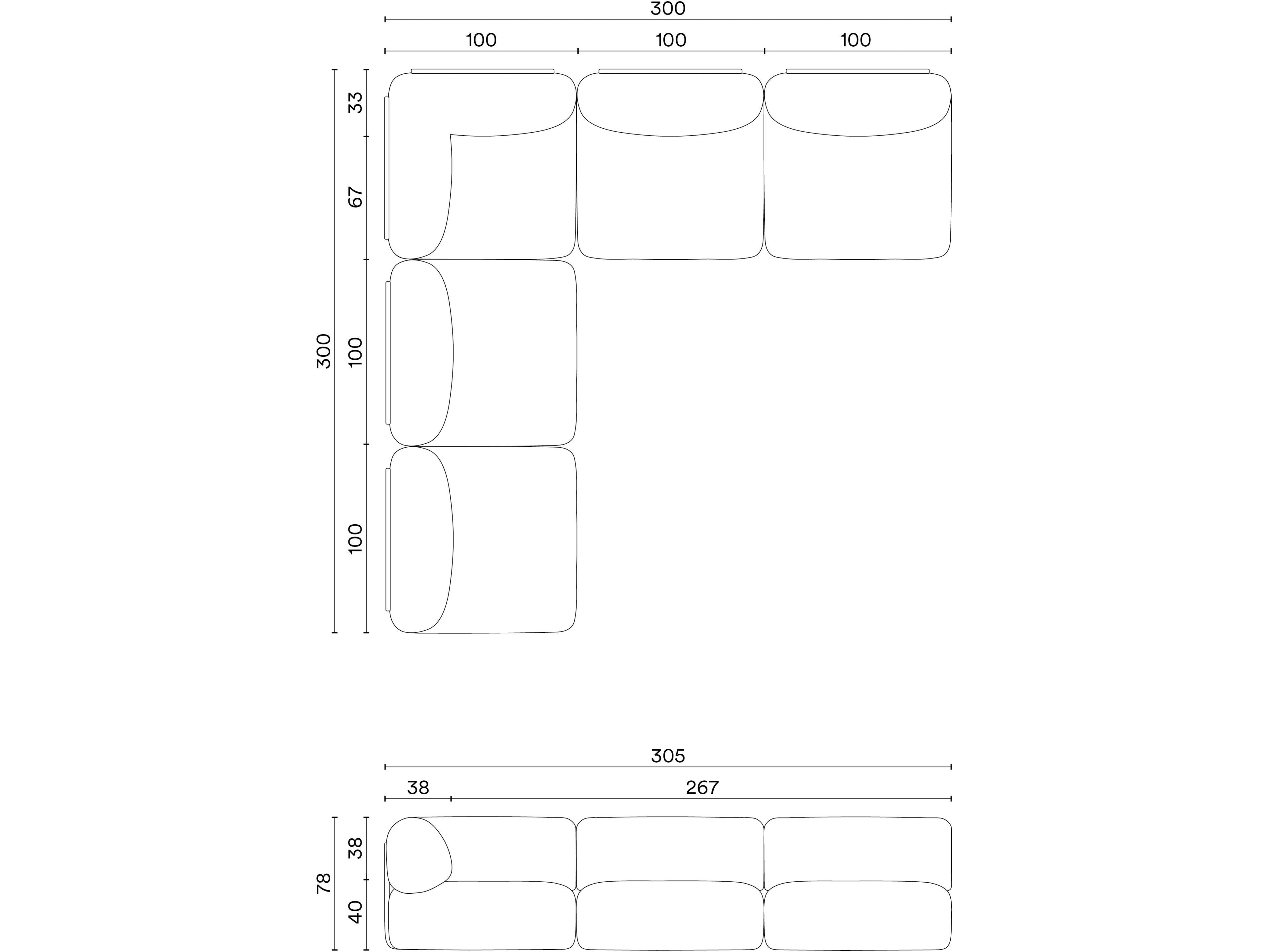 Угловой диван на 5 мест Noah Living торий ARCH-00032290 - Вид №25