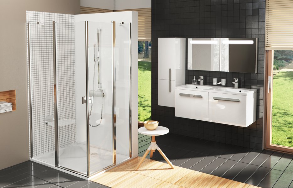 Тумба под умывальник SD 1200 CHROME каппучино/белая Ravak X000000964 - Вид №4