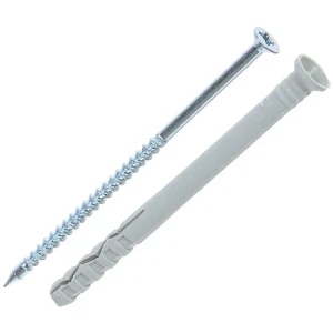 Дюбель-гвоздь потайной Standers 6x80 мм нейлон цвет серый 75 шт.