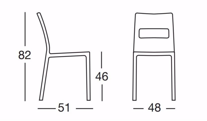 SCAB DESIGN Эргономичное штабелируемое кресло sun-id-1474992 - Вид №5