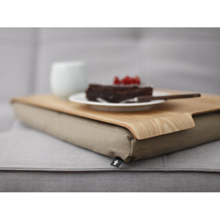 Подставка с деревянным подносом Laptray дерево-песчаная Bosign 261242 - Вид №1